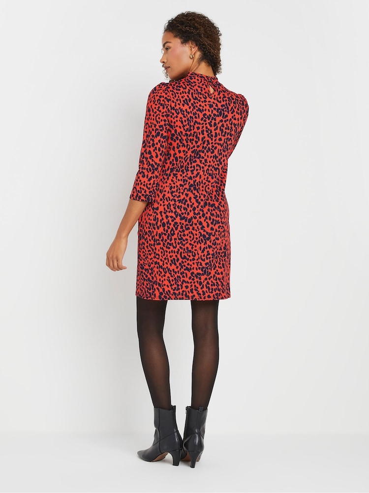 M&Co Red Pocket Tunic Dress - Image 3 of 5