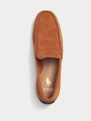 Polo Ralph Lauren Brown Reynold Suede Driver Loafers - Image 4 of 4