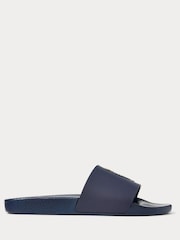 Polo Ralph Lauren Blue Polo Bear Logo Sliders - Image 2 of 4