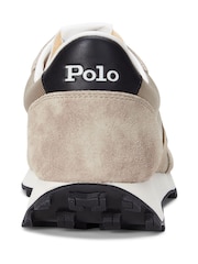 Polo Ralph Lauren Cream Trail 125 Suede Mesh Sporty Trainers - Image 4 of 5