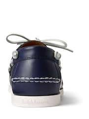 Polo Ralph Lauren Blue Merton Leather Boat Shoes - Image 3 of 4