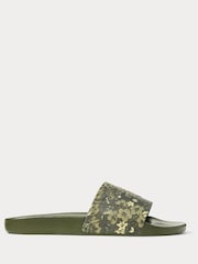 Polo Ralph Lauren Print Detail Logo Rubber Sliders - Image 1 of 4
