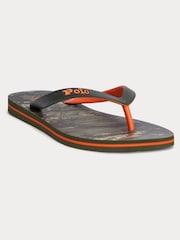 Polo Ralph Lauren Camo Camo Print Flip Flops - Image 4 of 4