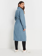 Long Tall Sally Blue Trench Coat - Image 3 of 5