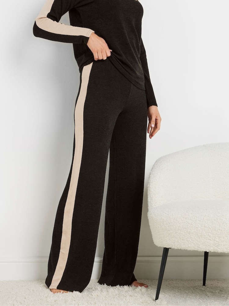 Long Tall Sally Grey Side Stripe Trousers - Image 2 of 5