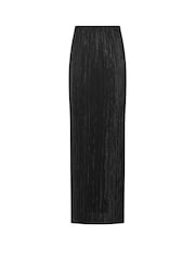 Long Tall Sally Black Plisse Maxi Skirt - Image 5 of 5