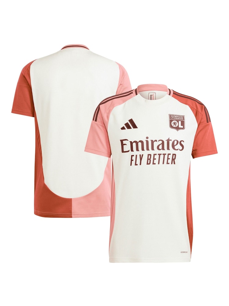 adidas White Olympique Lyon Third Shirt 2024-25 - Image 1 of 3
