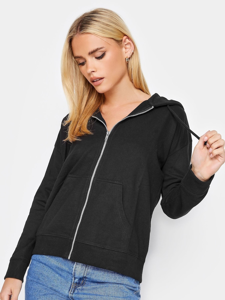 PixieGirl Petite Black Zip Up Hoodie - Image 1 of 5