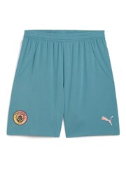 Puma Blue Manchester City Fourth Shorts 2024-25 - Image 2 of 3