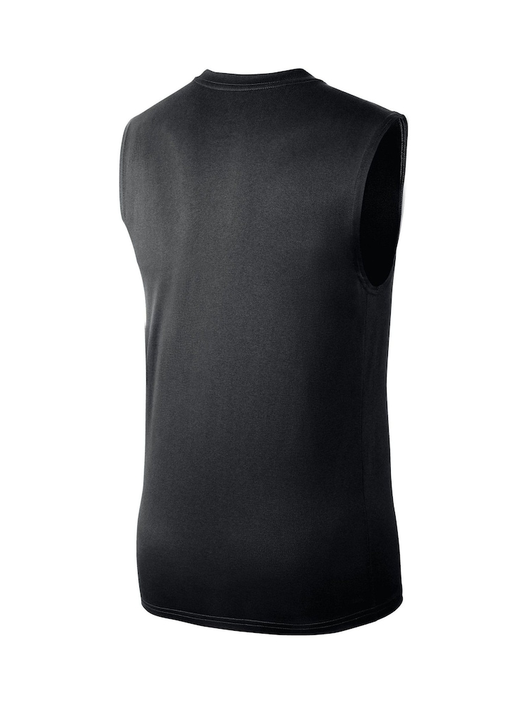 Fanatics NBA Chicago Bulls Practice Sleeveless Black Top - Image 2 of 3