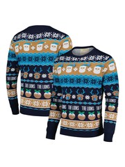 Fanatics Adults Blue Millwall Christmas Jumper - Image 1 of 3