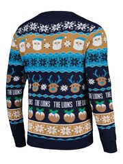 Fanatics Adults Blue Millwall Christmas Jumper - Image 3 of 3