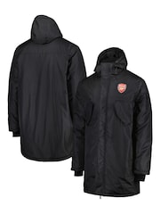 Fanatics Arsenal Longline Padded Black Jacket - Image 1 of 3