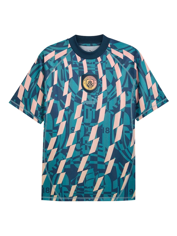 Puma Blue Manchester City Statement T-Shirt - Image 2 of 3