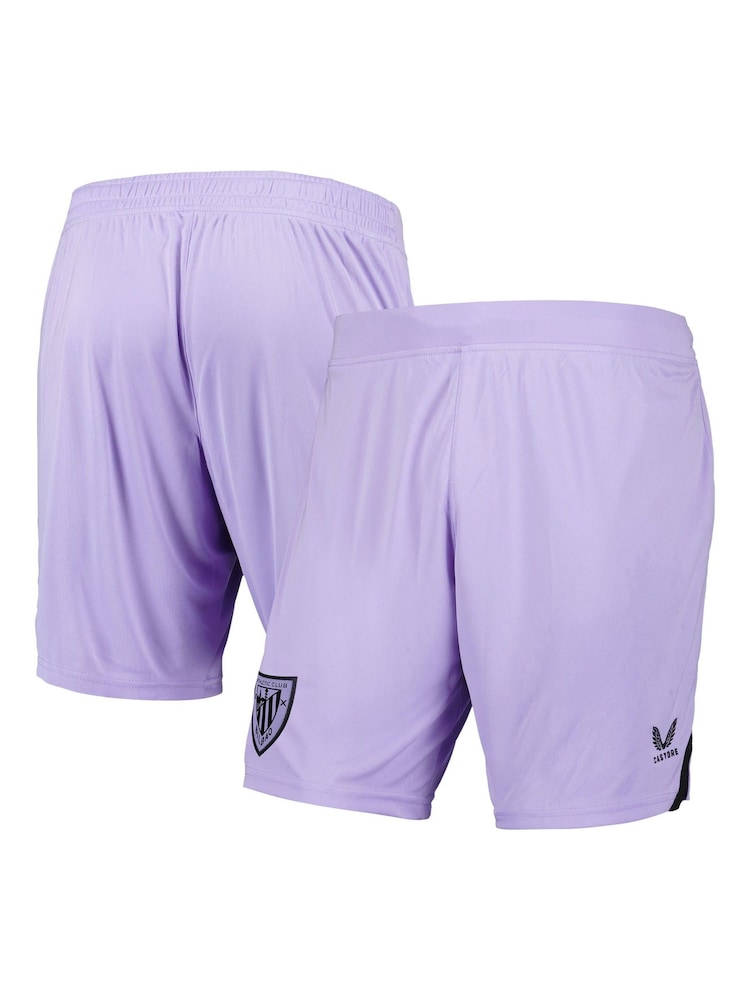 Castore Purple Athletic Bilbao Third Shorts 2024-25 - Image 1 of 3 Castore Purple Athletic Bilbao Third Shorts 2024-25 - Image 1 of 3