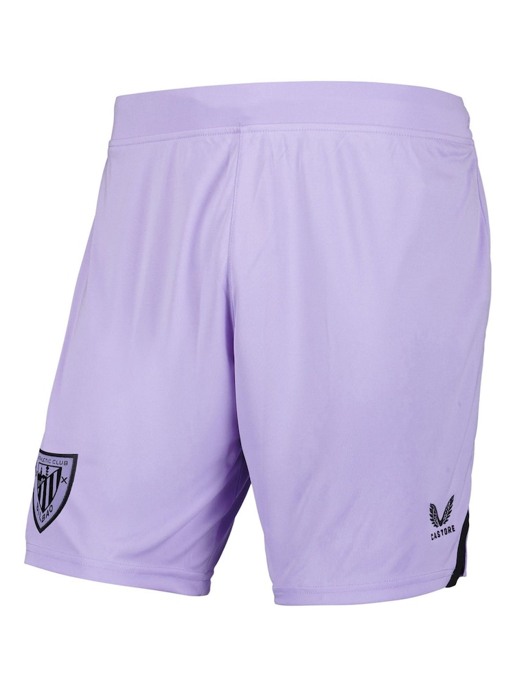 Castore Purple Athletic Bilbao Third Shorts 2024-25 - Image 2 of 3 Castore Purple Athletic Bilbao Third Shorts 2024-25 - Image 2 of 3