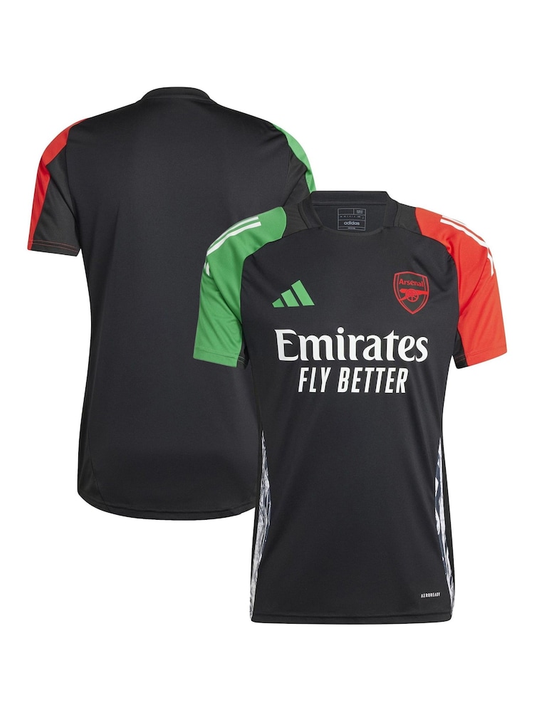 adidas Black Arsenal European Training Jersey - Image 1 of 3