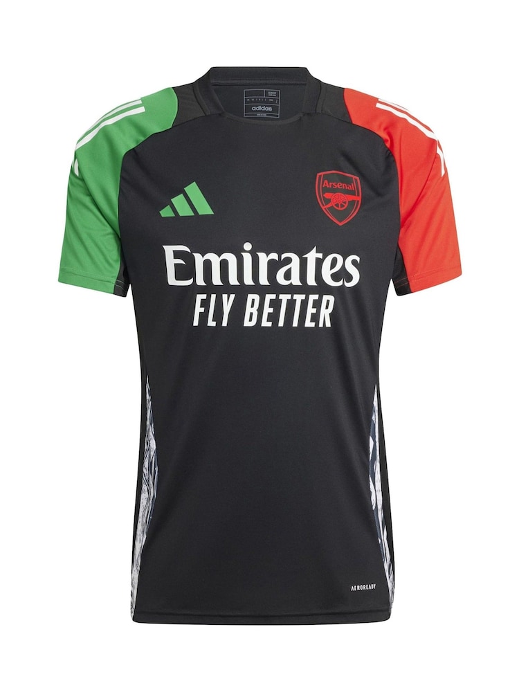 adidas Black Arsenal European Training Jersey - Image 2 of 3
