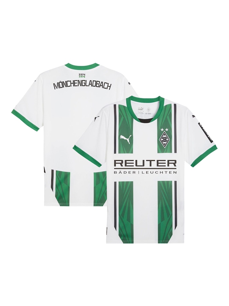 Puma White Borussia Monchengladbach Home Shirt 2024-25 - Image 1 of 3