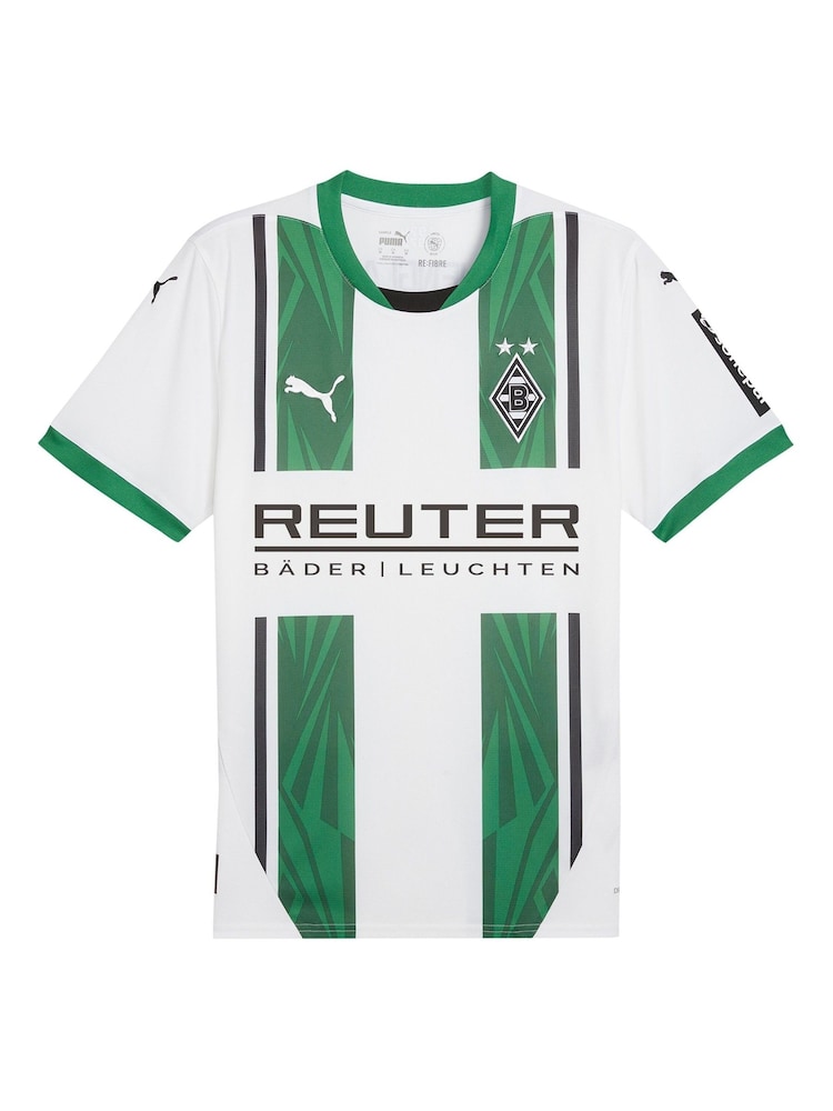 Puma White Borussia Monchengladbach Home Shirt 2024-25 - Image 2 of 3