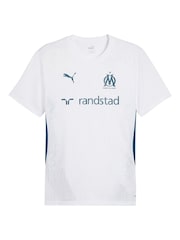 Puma White Olympique de Marseille Training Jersey - Image 2 of 3