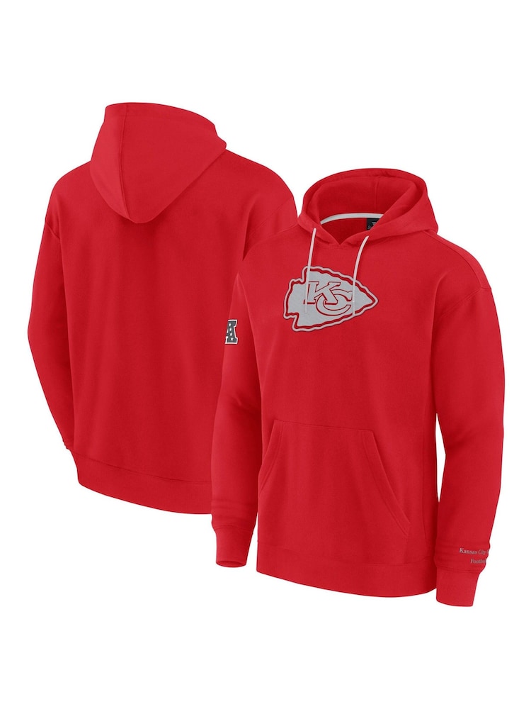 Fanatics Red NFL Kansas City Chiefs Elements Fleece Pullover Hoodie - Image 1 of 3