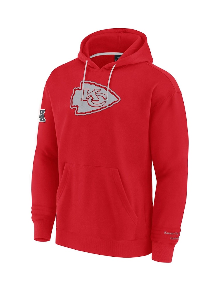 Fanatics Red NFL Kansas City Chiefs Elements Fleece Pullover Hoodie - Image 2 of 3