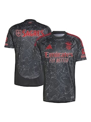 adidas Black Benfica Away Shirt 2024-25 - Image 1 of 3