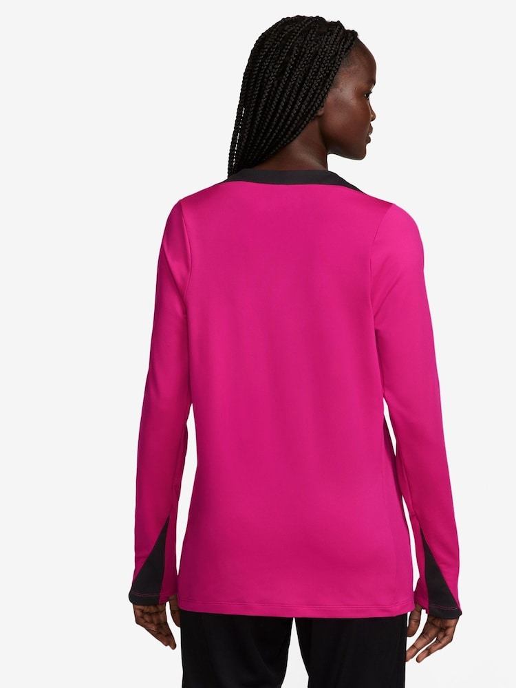 Nike Pink Womens Chelsea Strike Training Crew Sweatshirt - Image 2 of 3