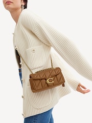 COACH Brown Quilted Leather Tabby Bag 20 - Image 4 of 8