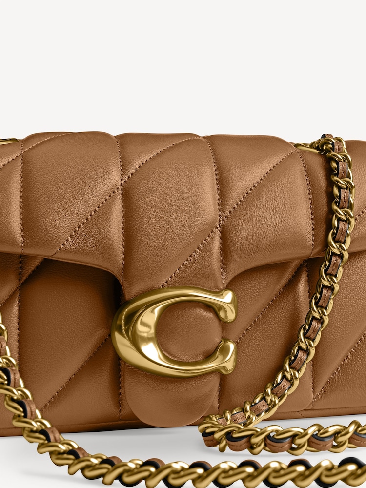 COACH Brown Quilted Leather Tabby Bag 20 - Image 8 of 8