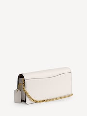 COACH White Evie Leather Long Wallet On Chain - Image 5 of 6