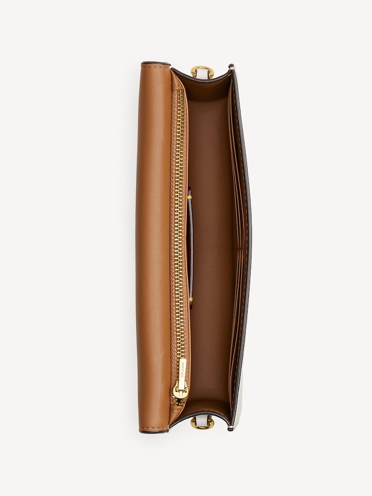 COACH White Evie Leather Long Wallet On Chain - Image 6 of 6