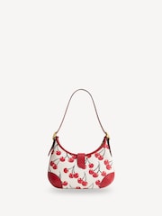 COACH Chalk Multi Hamptons Hobo Bag With Cherry Print - Image 3 of 5
