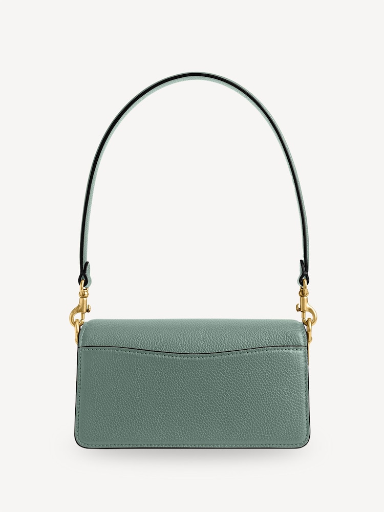 COACH Green Polished Pebble Leather Tabby Shoulder Bag 20 Refresh - Image 2 of 4 COACH Green Polished Pebble Leather Tabby Shoulder Bag 20 Refresh - Image 2 of 4