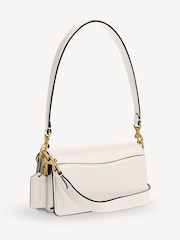COACH White Polished Pebble Leather Tabby 20 Shoulder Bag - Image 5 of 7