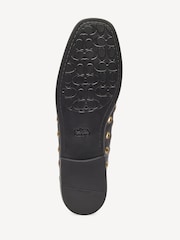 COACH Black/Gold Emilia Grommets Mary Jane Shoes - Image 5 of 7