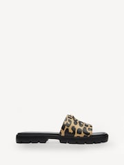 COACH Leopard Florence Leo Print Sandals - Image 1 of 6