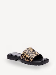 COACH Leopard Florence Leo Print Sandals - Image 2 of 6