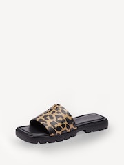 COACH Leopard Florence Leo Print Sandals - Image 3 of 6