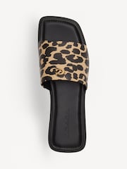 COACH Leopard Florence Leo Print Sandals - Image 4 of 6