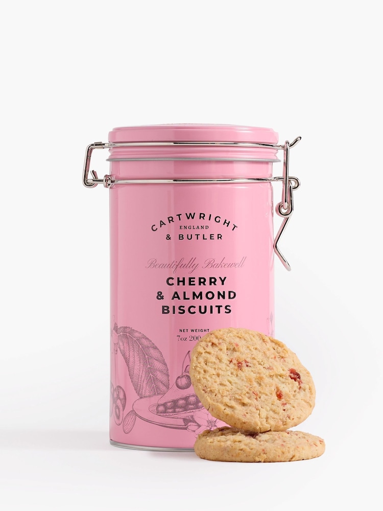 Cartwright & Butler Cherry and Almond Biscuits in Tin - Image 5 of 5