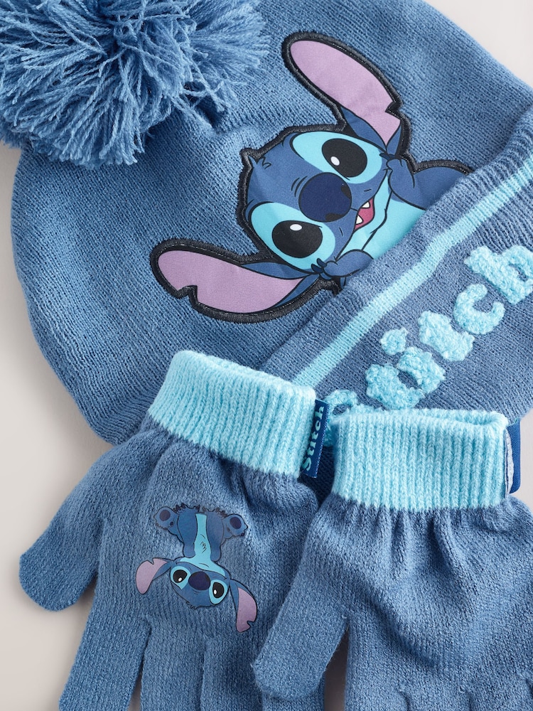 Character Disney Lilo And Stitch Winter Hat And Gloves Set - Bild 2 von 4 Character Disney Lilo And Stitch Winter Hat And Gloves Set - Bild 2 von 4