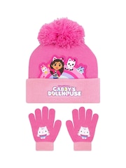 Character Blue Gabbys Dollhouse Winter Hat And Gloves Set - Image 1 of 4