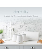 Swan White Serenity Set of 3 Kitchen Storage Canisters - Image 11 of 11
