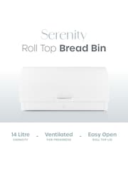 Swan White Serenity Bread Bin - Image 2 of 11