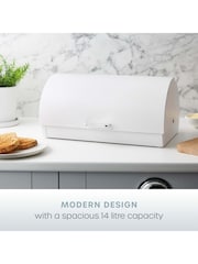 Swan White Serenity Bread Bin - Image 4 of 11