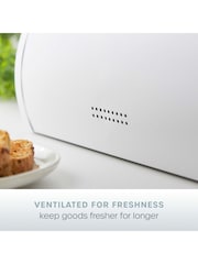 Swan White Serenity Bread Bin - Image 6 of 11