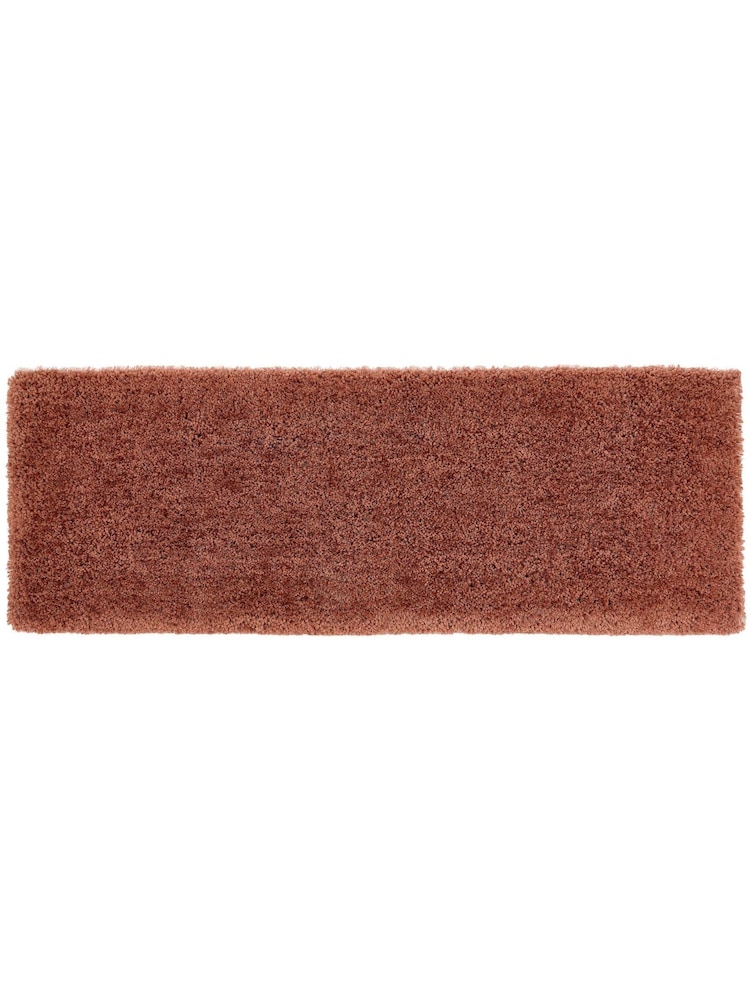 Origin Rug Collection. Orange Chicago Soft Shaggy Runner - Image 2 of 5