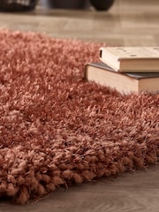 Origin Rug Collection. Orange Chicago Soft Shaggy Runner - Image 4 of 5
